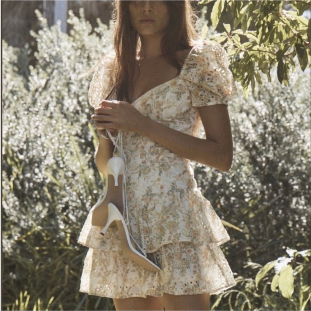 BNWT Bardot // Broderie Corset Dress